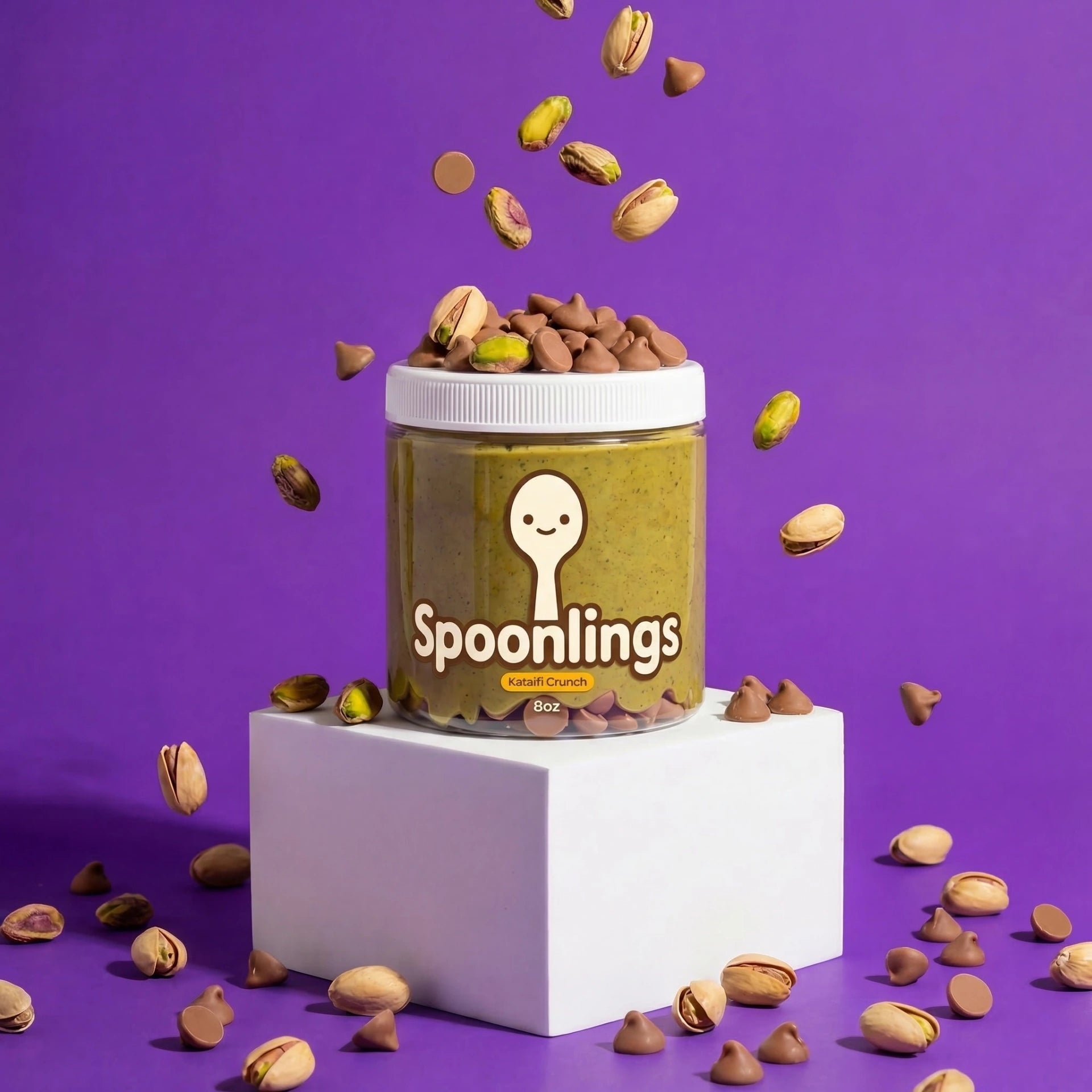 Spoonlings Kataifi Crunch Dubai Chocolate Pistachio Dessert Dip 8oz